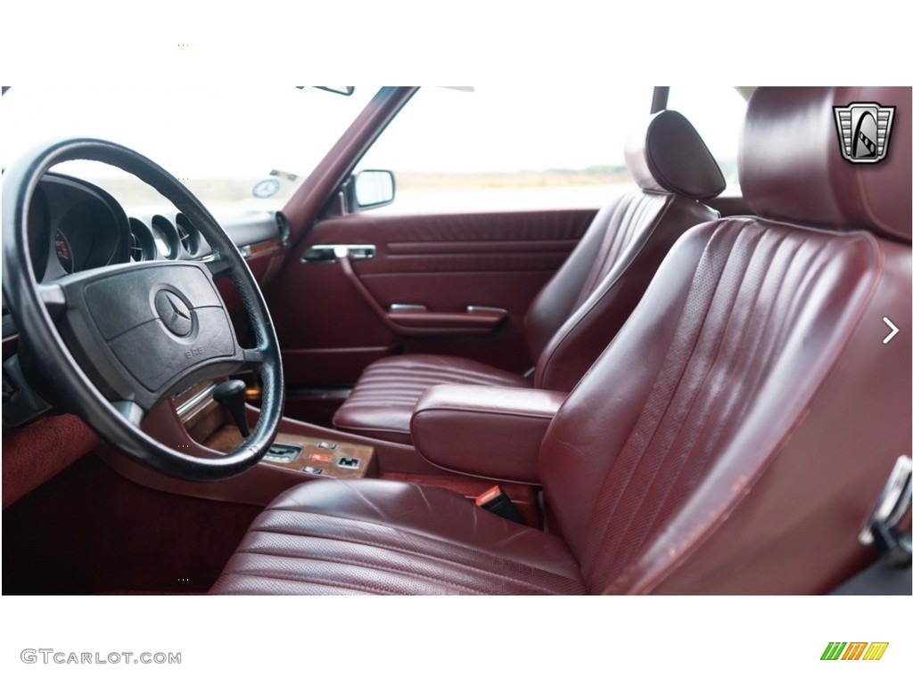 1987 Mercedes-Benz SL Class 560 SL Roadster Front Seat Photo #146651877