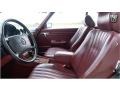 Burgundy Front Seat Photo for 1987 Mercedes-Benz SL Class #146651877