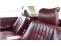 Burgundy Front Seat Photo for 1987 Mercedes-Benz SL Class #146651913