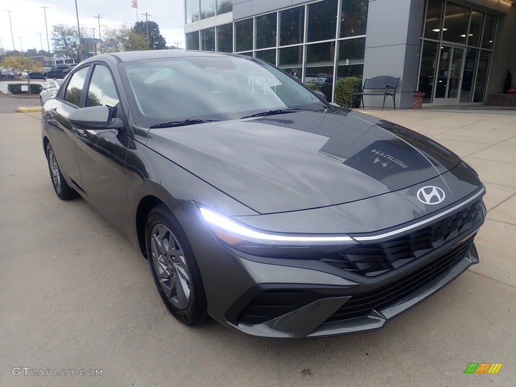 Amazon Gray 2024 Hyundai Elantra SEL Exterior Photo #146651919