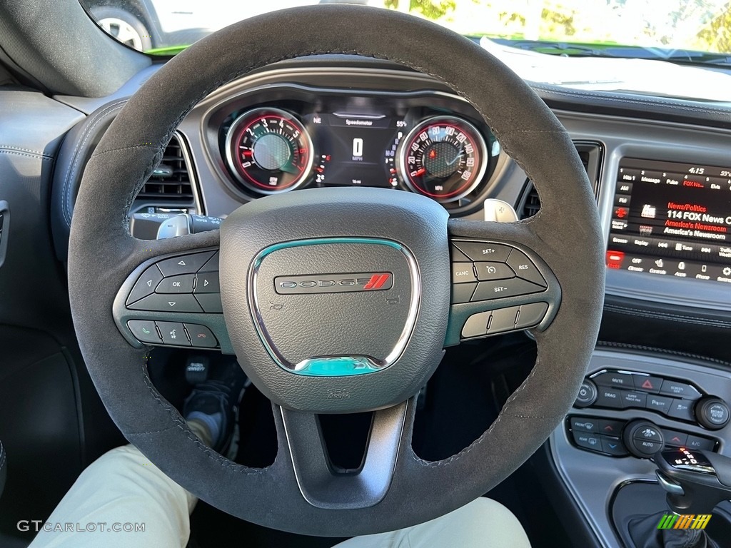 2023 Dodge Challenger 1320 Black Steering Wheel Photo #146652384