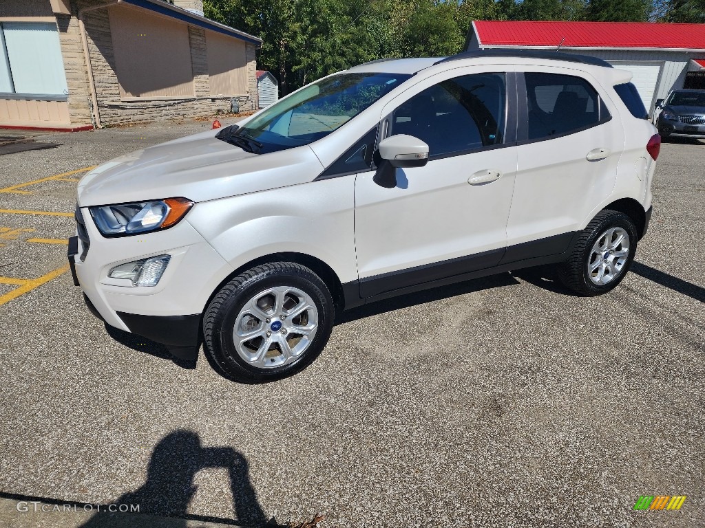 White Platinum Metallic 2019 Ford EcoSport SE 4WD Exterior Photo #146652740