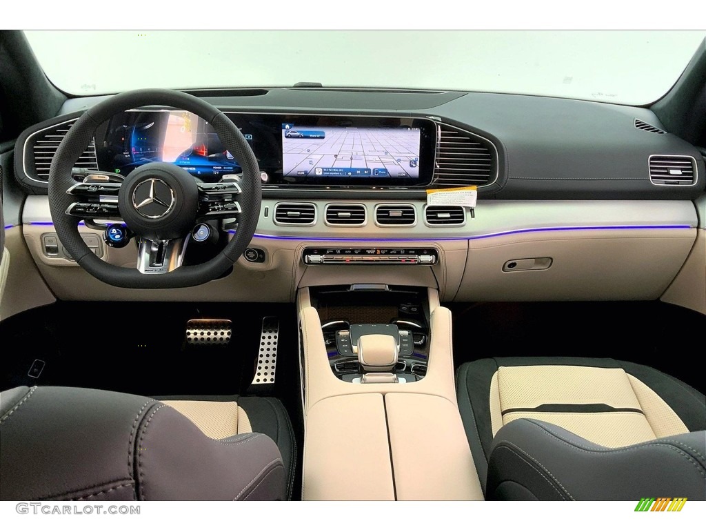 2024 Mercedes-Benz GLE 63 S AMG 4Matic Coupe Macchiato Beige/Black Dashboard Photo #146652752