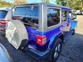 2020 Ocean Blue Metallic Jeep Wrangler Unlimited Sahara 4x4  photo #4
