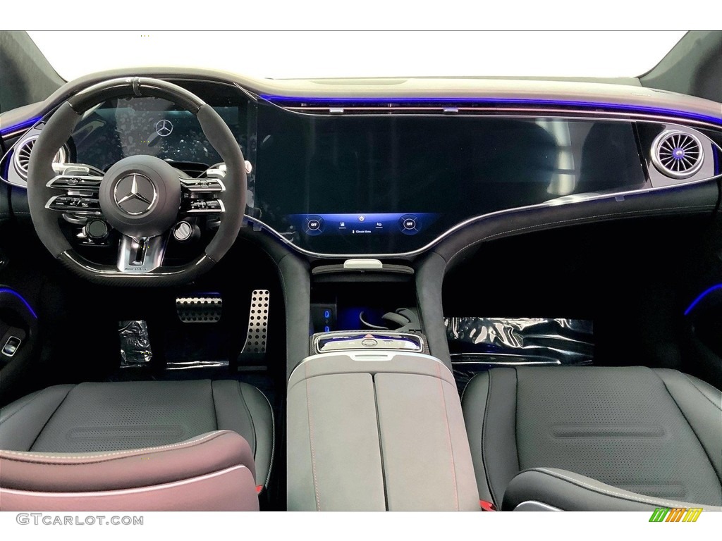 2023 Mercedes-Benz EQS AMG Sedan Neva Gray/Sable Brown Dashboard Photo #146653074