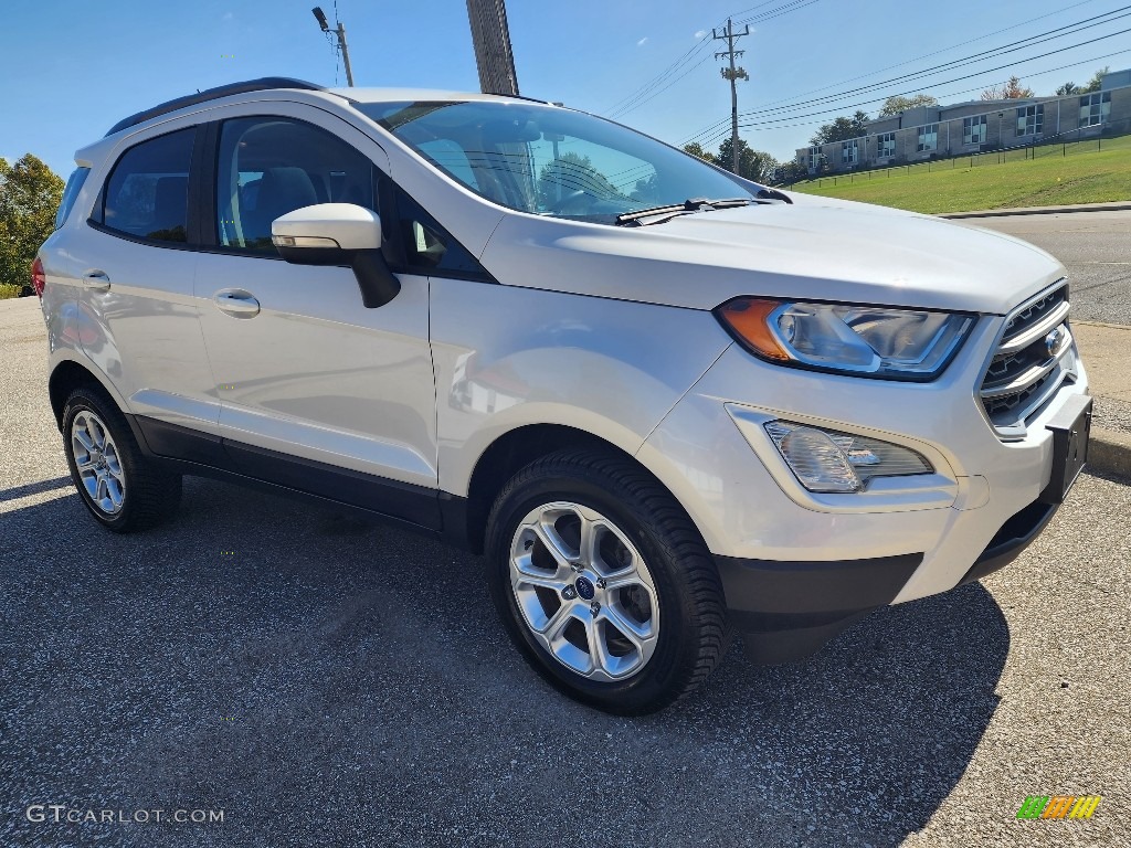 White Platinum Metallic 2019 Ford EcoSport SE 4WD Exterior Photo #146653227