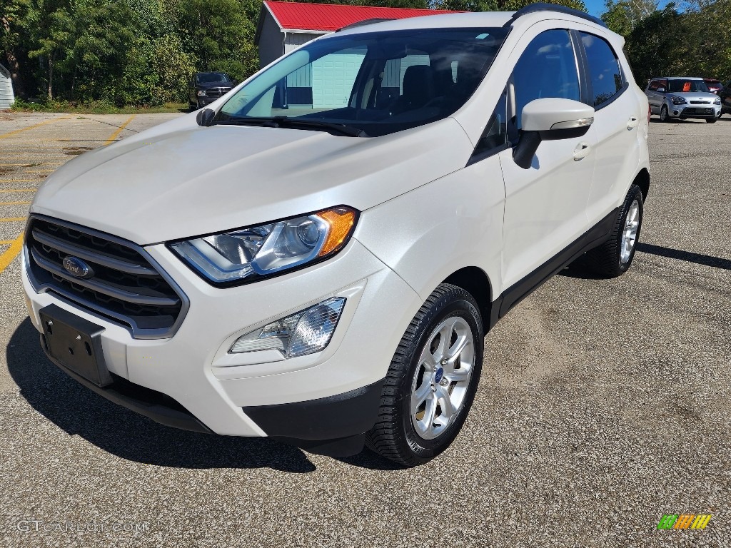 White Platinum Metallic 2019 Ford EcoSport SE 4WD Exterior Photo #146653249