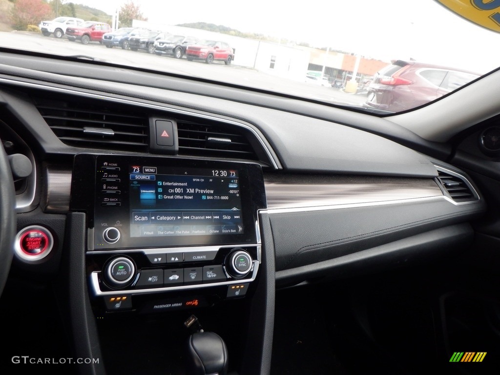 2020 Civic EX Sedan - Lunar Silver Metallic / Black photo #3