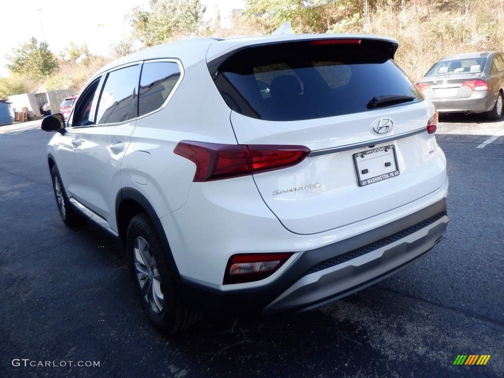 2020 Santa Fe SEL AWD - Quartz White / Black photo #5