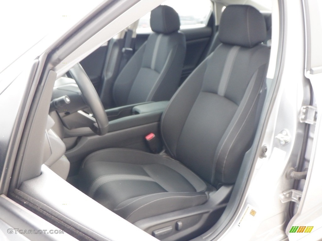2020 Civic EX Sedan - Lunar Silver Metallic / Black photo #18