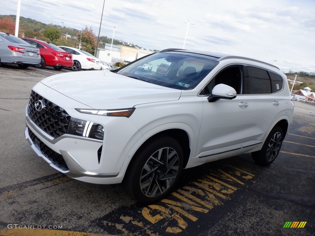 Serenity White Pearl 2023 Hyundai Santa Fe Calligraphy AWD Exterior Photo #146654078