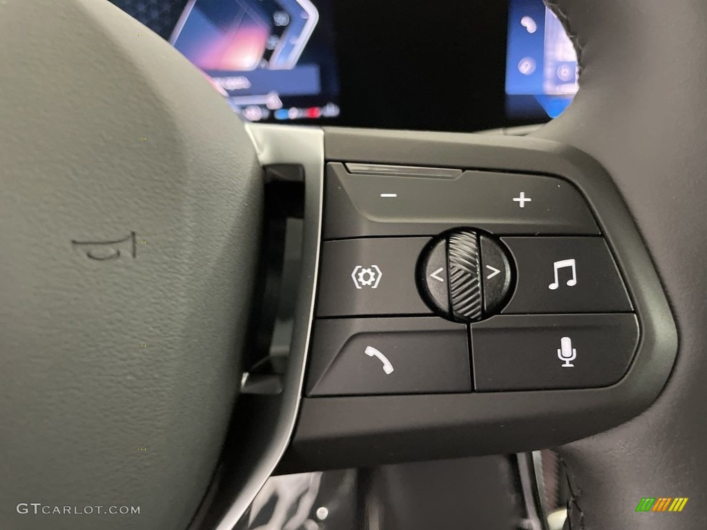 2023 BMW X1 xDrive28i Black Steering Wheel Photo #146654324