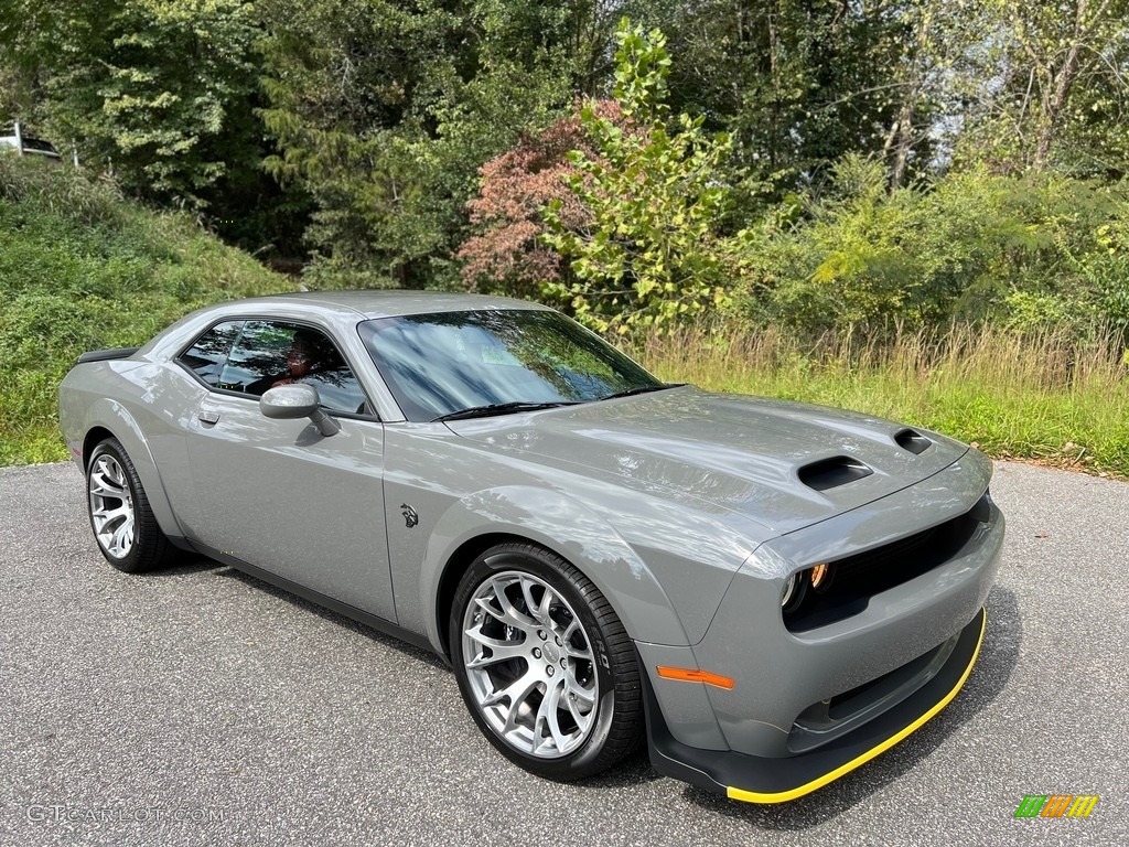 Destroyer Grey 2023 Dodge Challenger SRT Hellcat JailBreak Widebody Exterior Photo #146654437