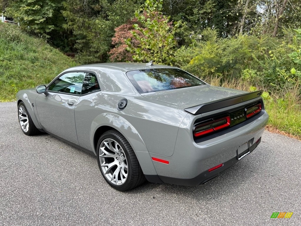 2023 Challenger SRT Hellcat JailBreak Widebody - Destroyer Grey / Demonic Red/Black photo #8