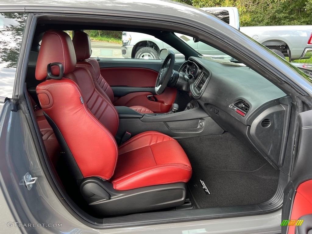 Demonic Red/Black Interior 2023 Dodge Challenger SRT Hellcat JailBreak Widebody Photo #146654787