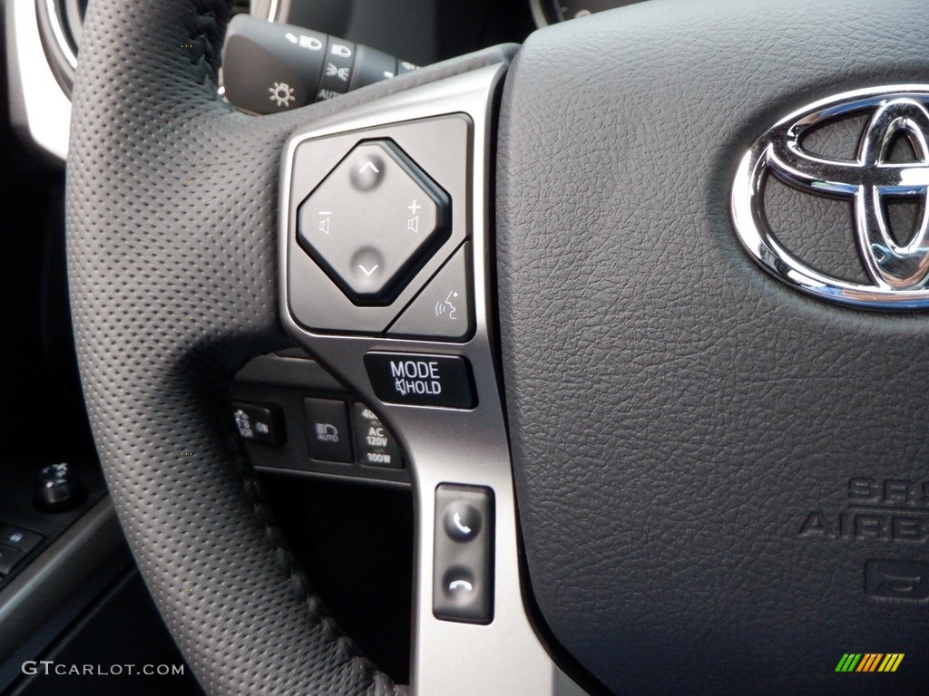 2023 Toyota Tacoma Limited Double Cab 4x4 Black Steering Wheel Photo #146654835