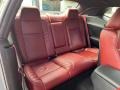 2023 Dodge Challenger Demonic Red/Black Interior Rear Seat Photo