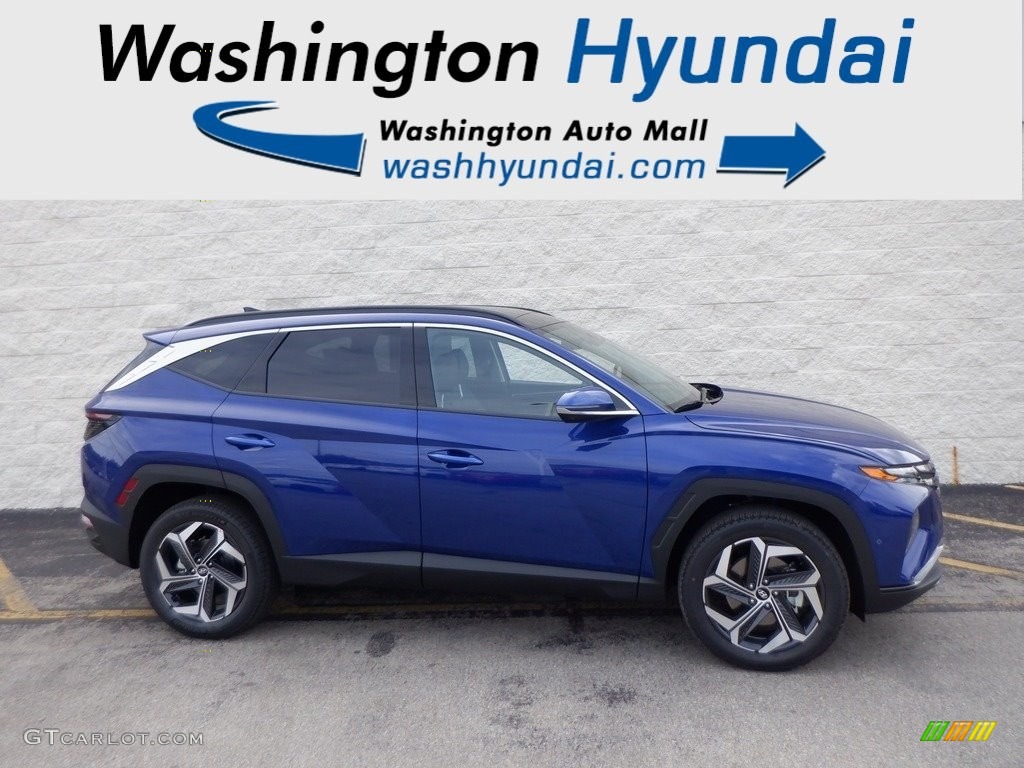 2024 Tucson Limited AWD - Intense Blue / Black photo #2