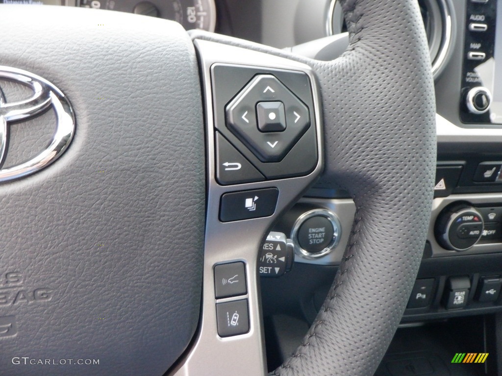 2023 Toyota Tacoma Limited Double Cab 4x4 Black Steering Wheel Photo #146654857