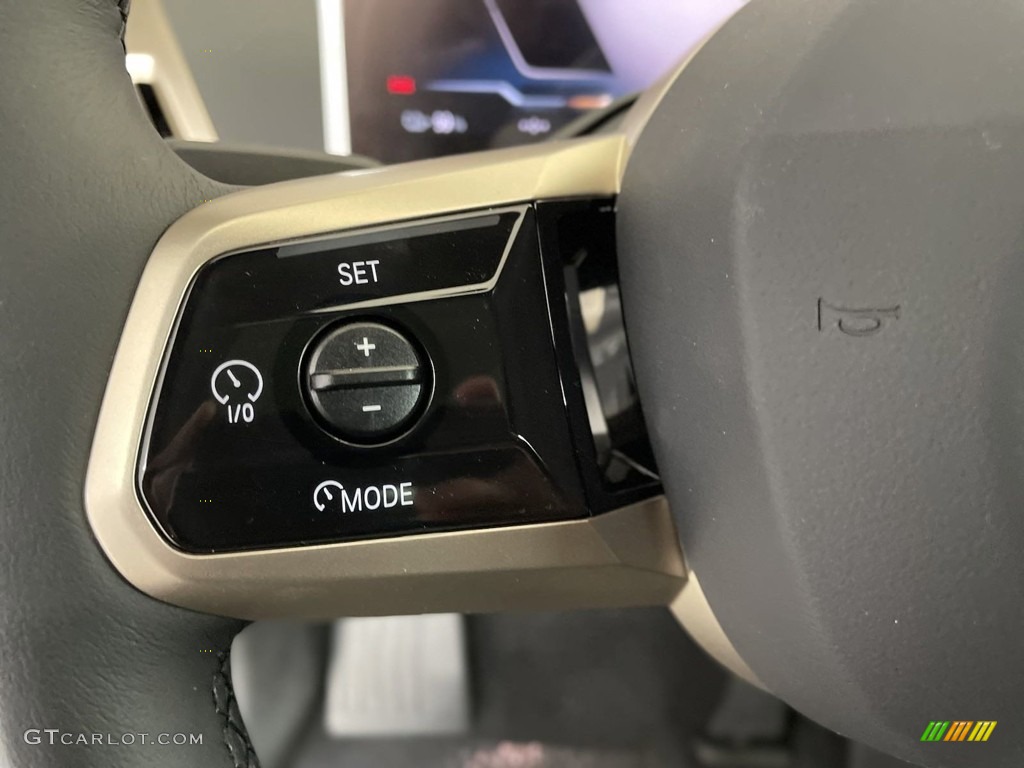 2024 BMW iX xDrive50 Mocha Steering Wheel Photo #146654922