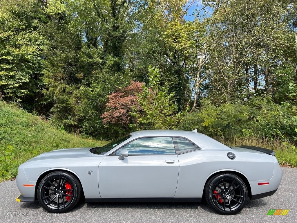 Triple Nickel Metallic 2023 Dodge Challenger SRT Hellcat JailBreak Exterior Photo #146655124