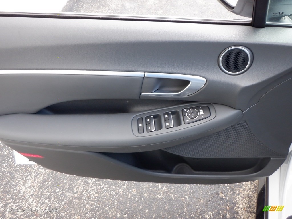 2020 Hyundai Sonata SEL Dark Gray Door Panel Photo #146655147