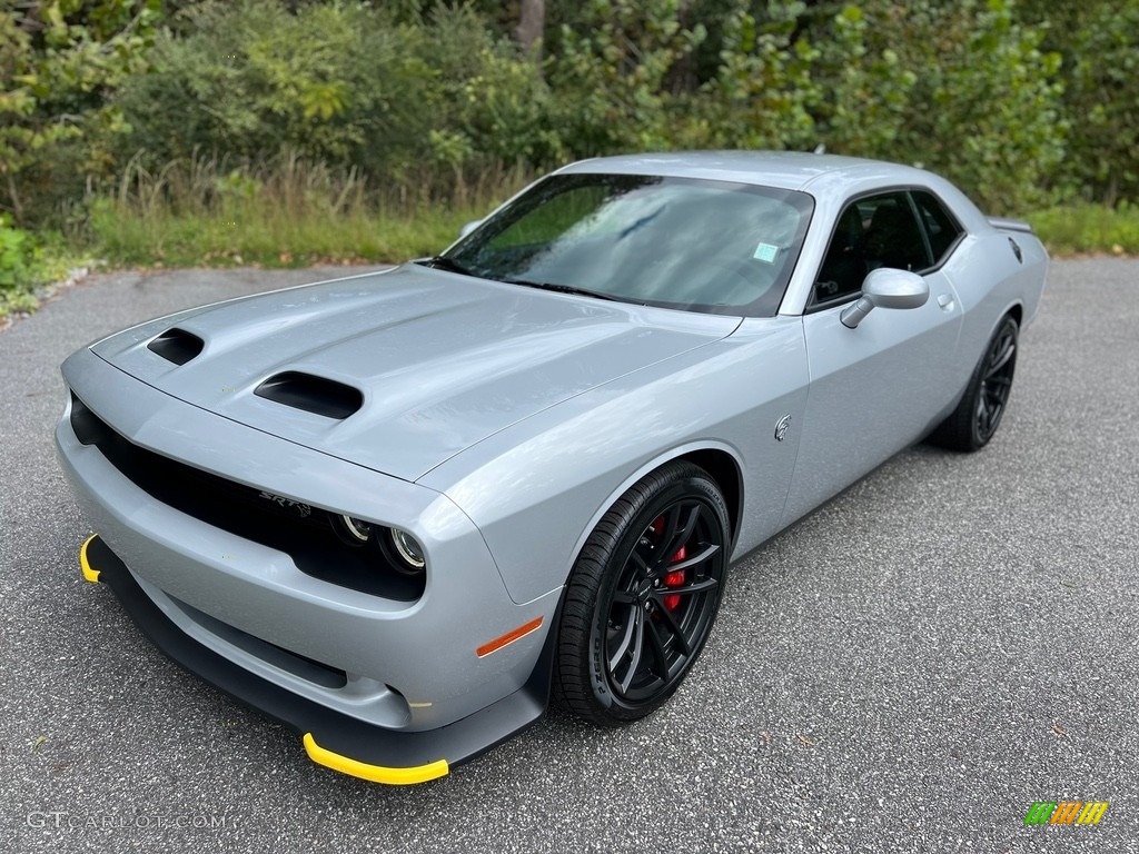 Triple Nickel Metallic 2023 Dodge Challenger SRT Hellcat JailBreak Exterior Photo #146655148