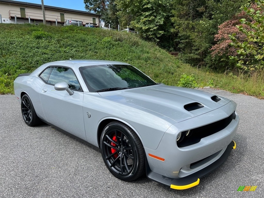 Triple Nickel Metallic 2023 Dodge Challenger SRT Hellcat JailBreak Exterior Photo #146655197