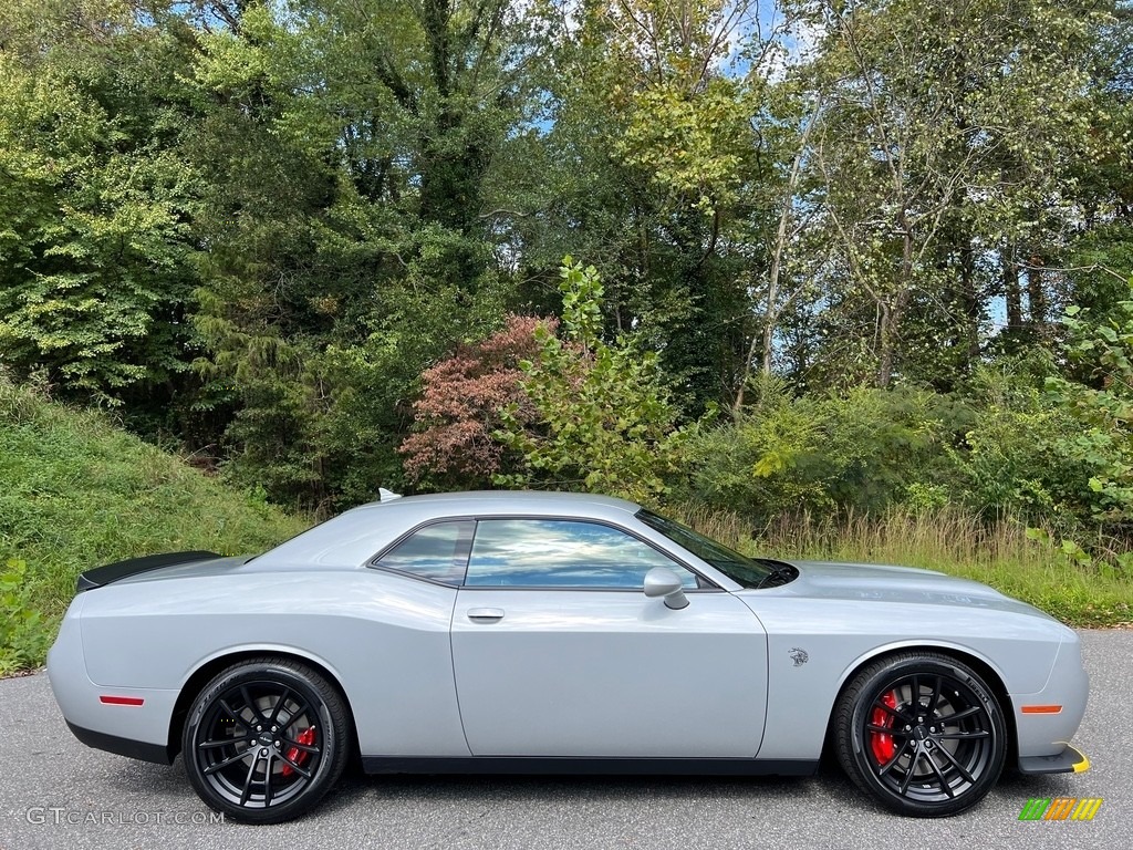 Triple Nickel Metallic 2023 Dodge Challenger SRT Hellcat JailBreak Exterior Photo #146655221