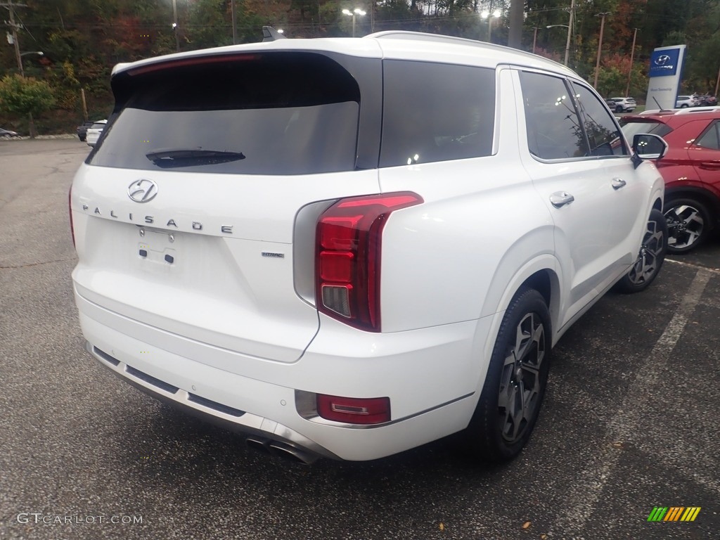 2022 Palisade Calligraphy AWD - Hyper White / Black photo #4