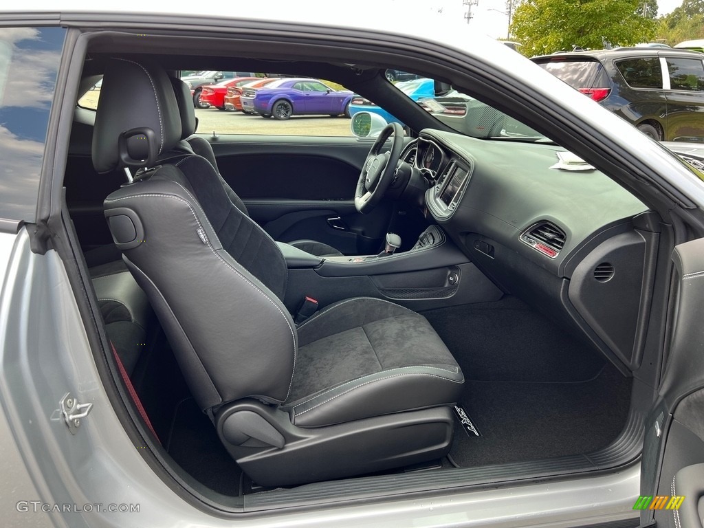 Black Interior 2023 Dodge Challenger SRT Hellcat JailBreak Photo #146655554