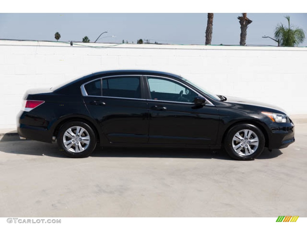 2012 Accord SE Sedan - Crystal Black Pearl / Black photo #14