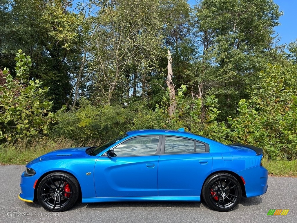 B5 Blue Pearl 2023 Dodge Charger Scat Pack Plus Super Bee Special Edition Exterior Photo #146655888