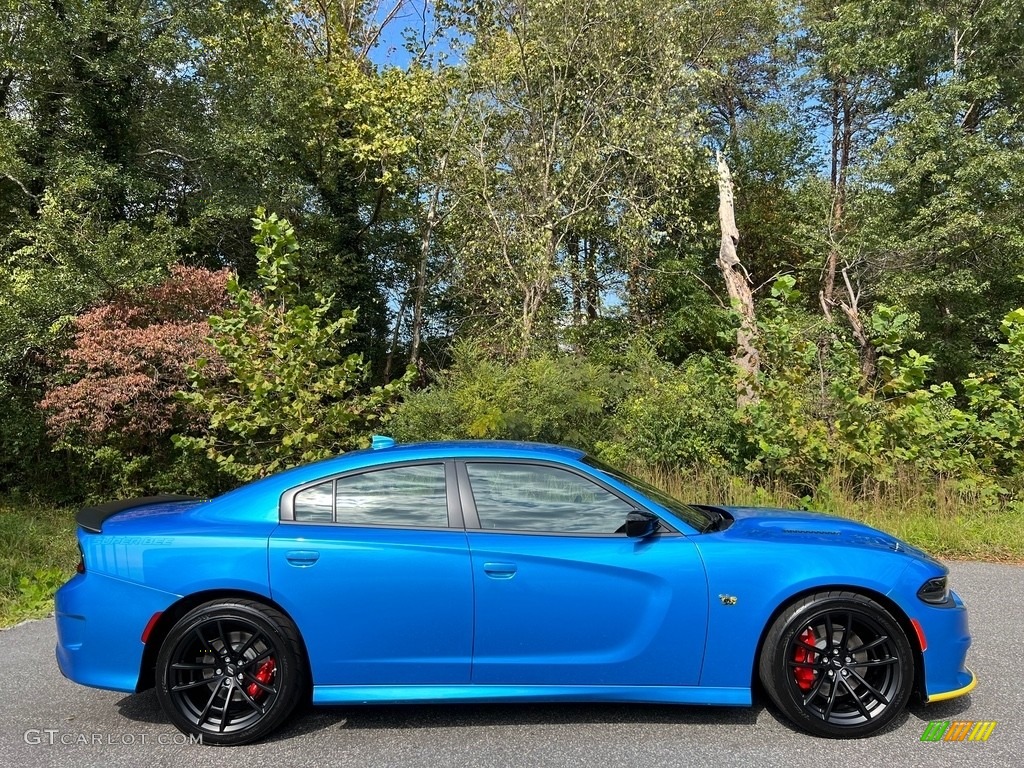 B5 Blue Pearl 2023 Dodge Charger Scat Pack Plus Super Bee Special Edition Exterior Photo #146656034