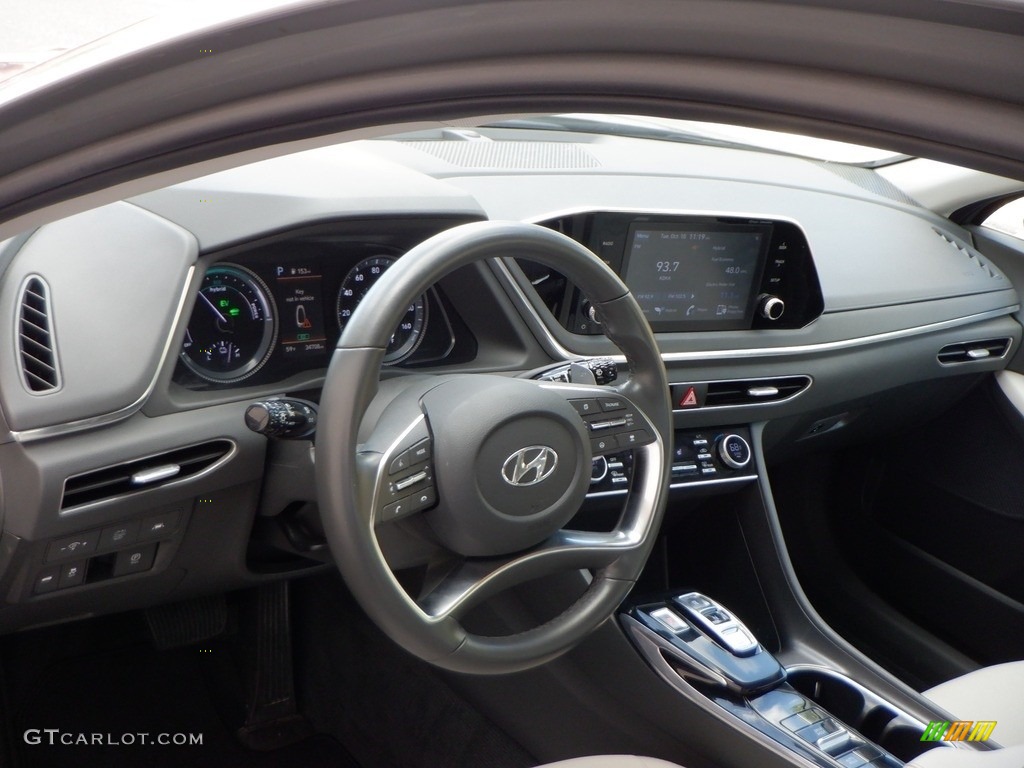 2020 Sonata SEL Hybrid - Hampton Gray / Dark Gray photo #11