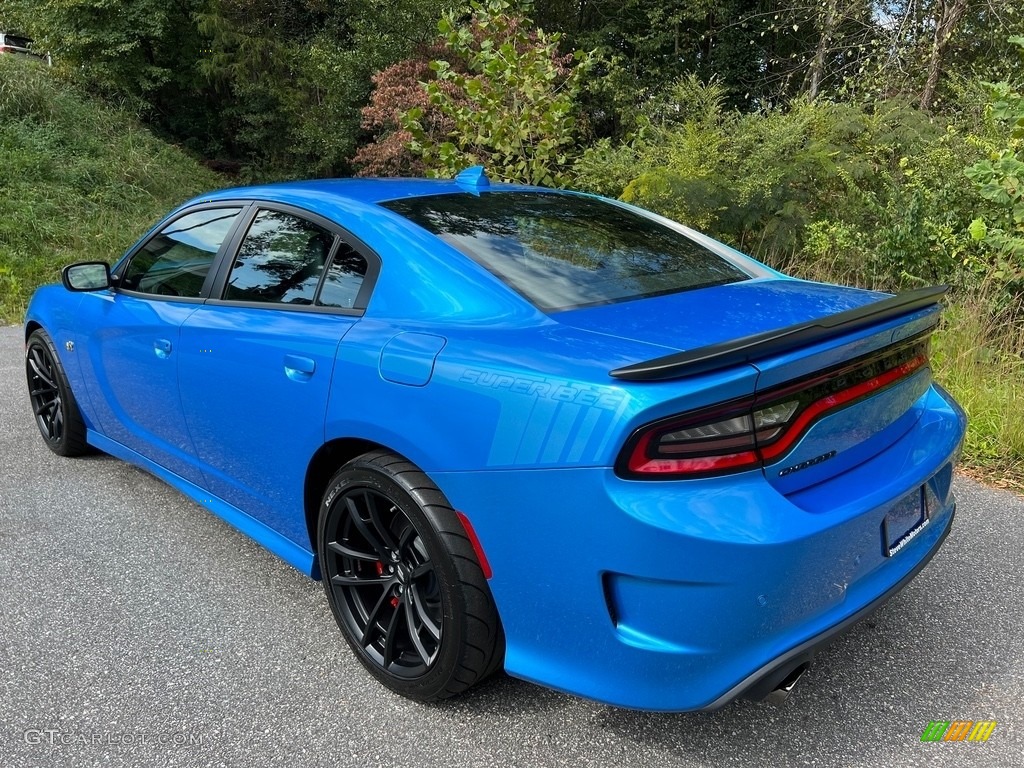 B5 Blue Pearl 2023 Dodge Charger Scat Pack Plus Super Bee Special Edition Exterior Photo #146656106
