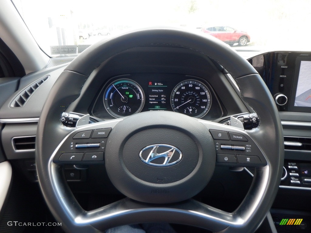 2020 Sonata SEL Hybrid - Hampton Gray / Dark Gray photo #25