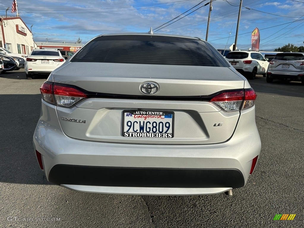 2021 Corolla LE - Classic Silver Metallic / Black photo #5