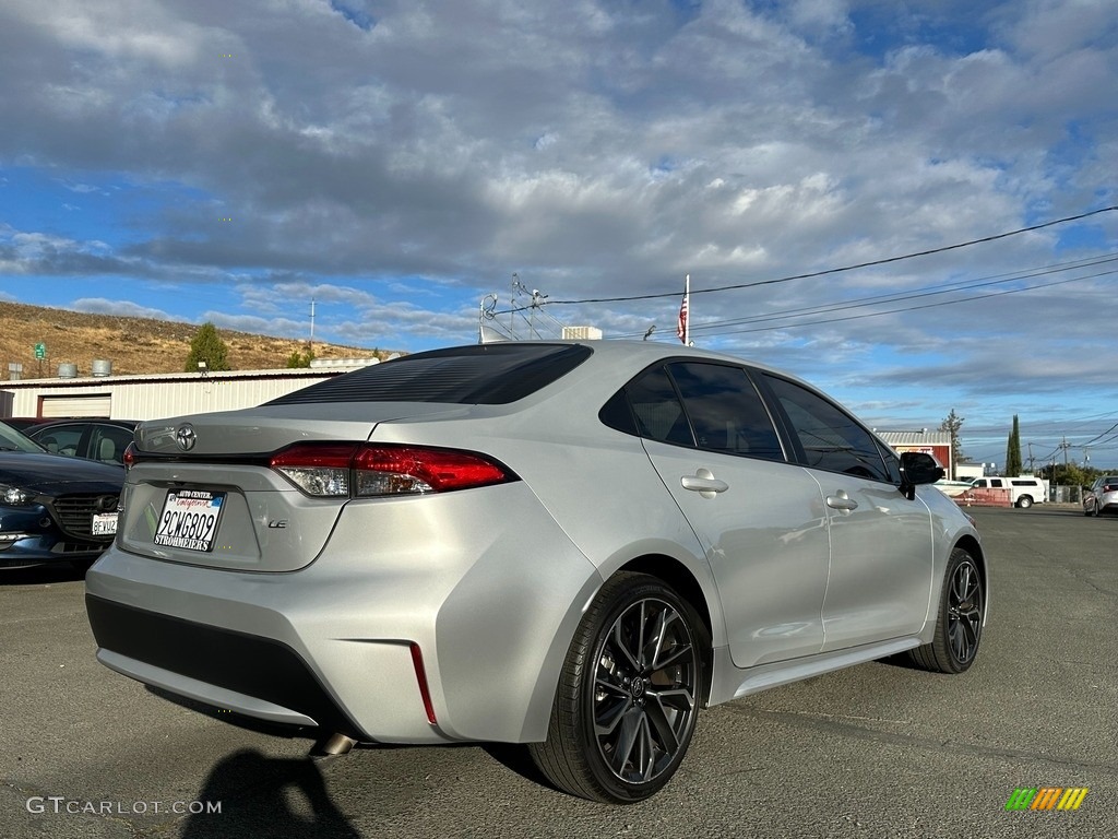 2021 Corolla LE - Classic Silver Metallic / Black photo #6