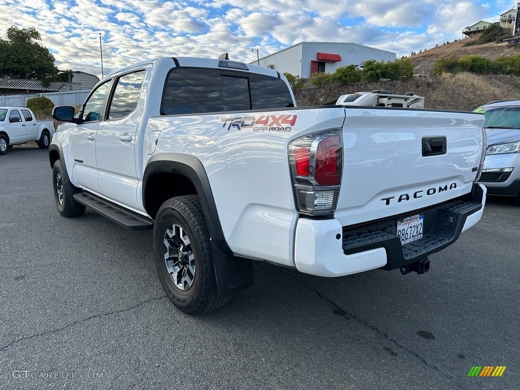 2020 Tacoma TRD Off Road Double Cab 4x4 - Super White / Black photo #4