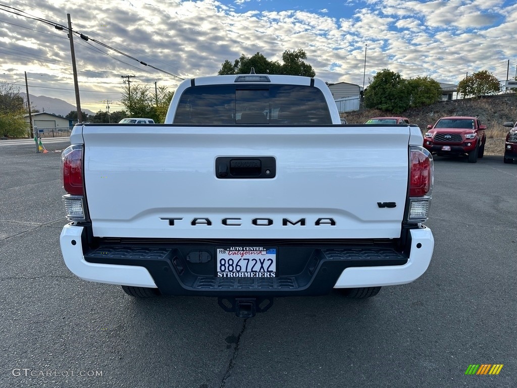 2020 Tacoma TRD Off Road Double Cab 4x4 - Super White / Black photo #5