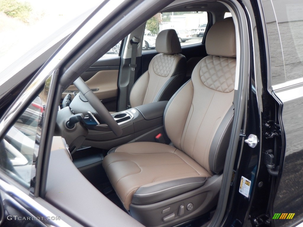 Beige/Black Interior 2023 Hyundai Santa Fe Hybrid Limited AWD Plug-In Hybrid Photo #146656831