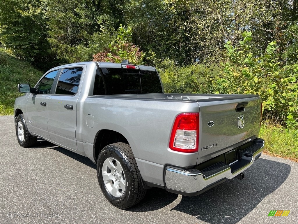 2024 1500 Big Horn Crew Cab 4x4 - Billet Silver Metallic / Diesel Gray/Black photo #9