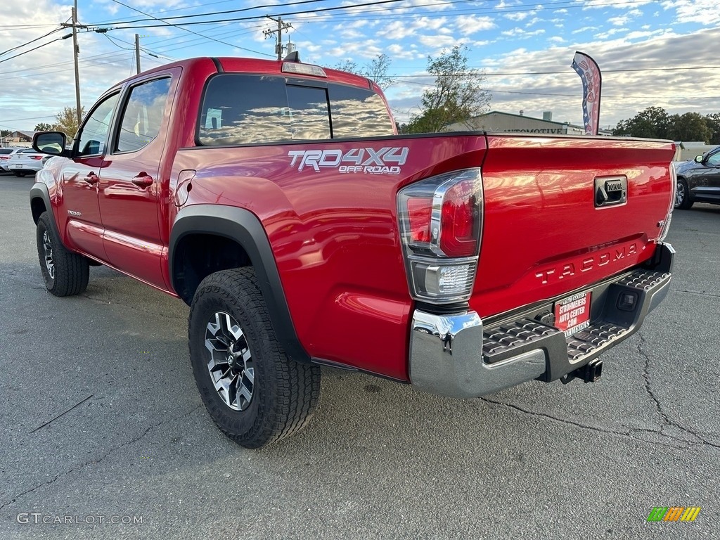 2022 Tacoma TRD Off Road Double Cab 4x4 - Barcelona Red Metallic / Cement/Black photo #4