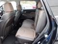 2023 Hyundai Santa Fe Hybrid Beige/Black Interior Rear Seat Photo