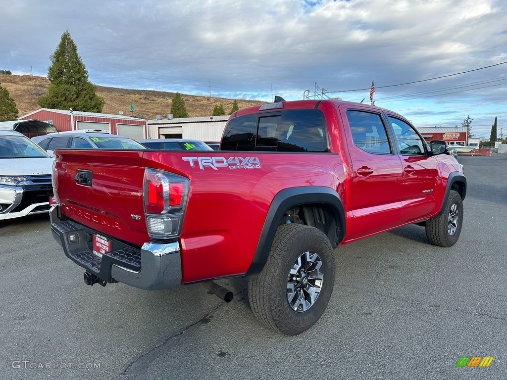 2022 Tacoma TRD Off Road Double Cab 4x4 - Barcelona Red Metallic / Cement/Black photo #6