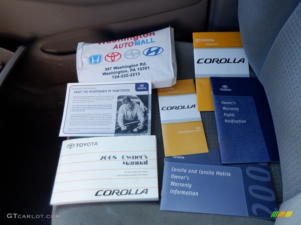 2008 Corolla CE - Silver Streak Mica / Stone photo #21