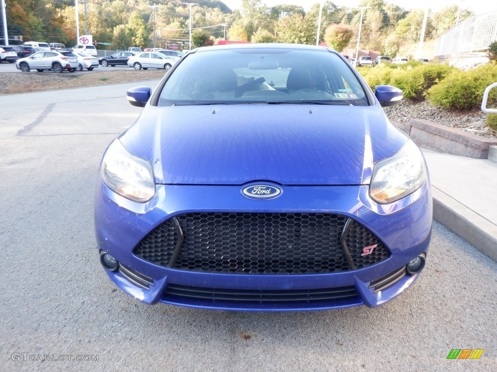 2014 Focus ST Hatchback - Performance Blue / Charcoal Black photo #3