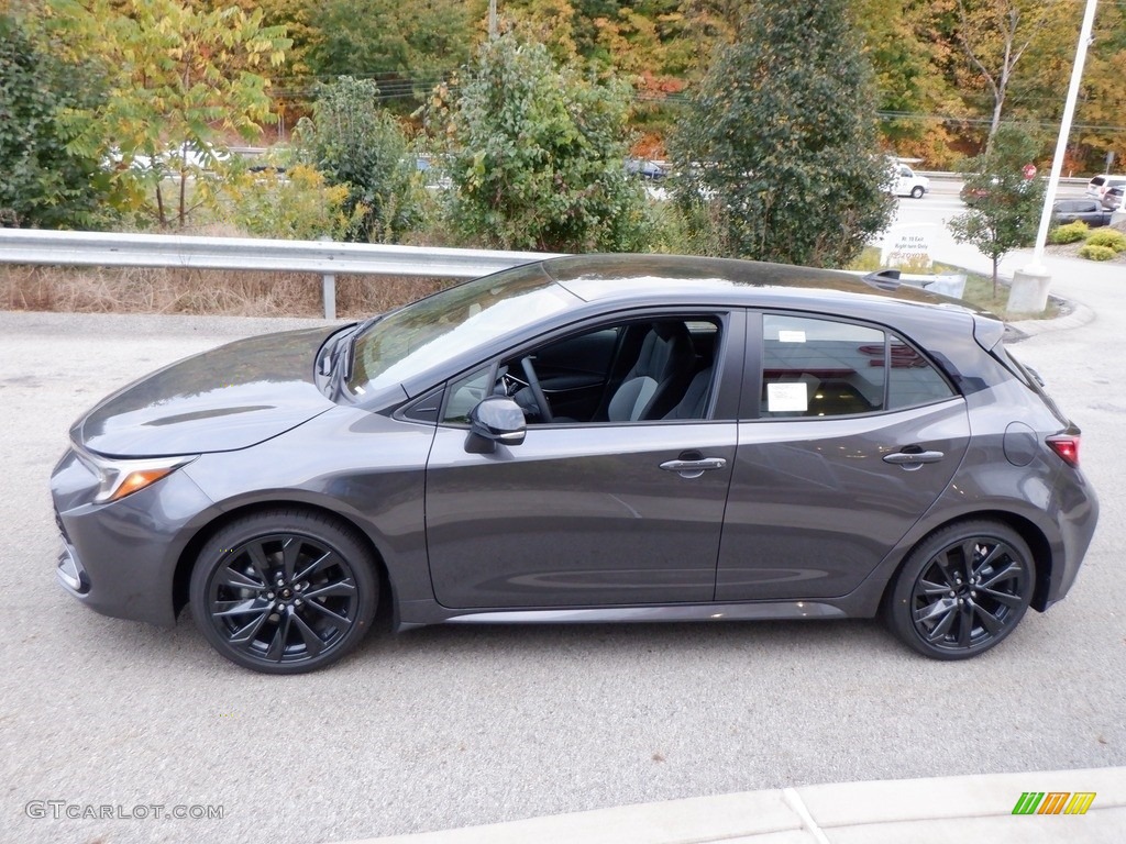 Magnetic Gray Metallic 2024 Toyota Corolla Hatchback XSE Exterior Photo #146657404