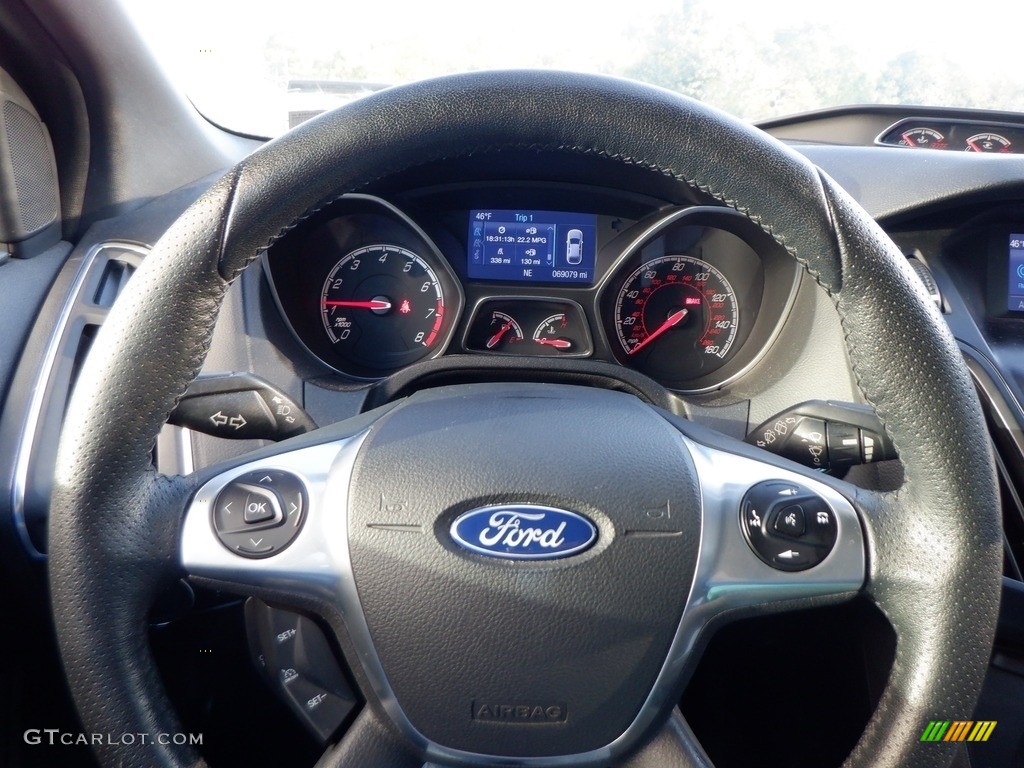 2014 Focus ST Hatchback - Performance Blue / Charcoal Black photo #18